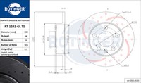 Rotinger 2X Bremsscheibe Hinten Ø230Mm Passend FüR VW Golf IV 1J1 1.4 16V 1.6