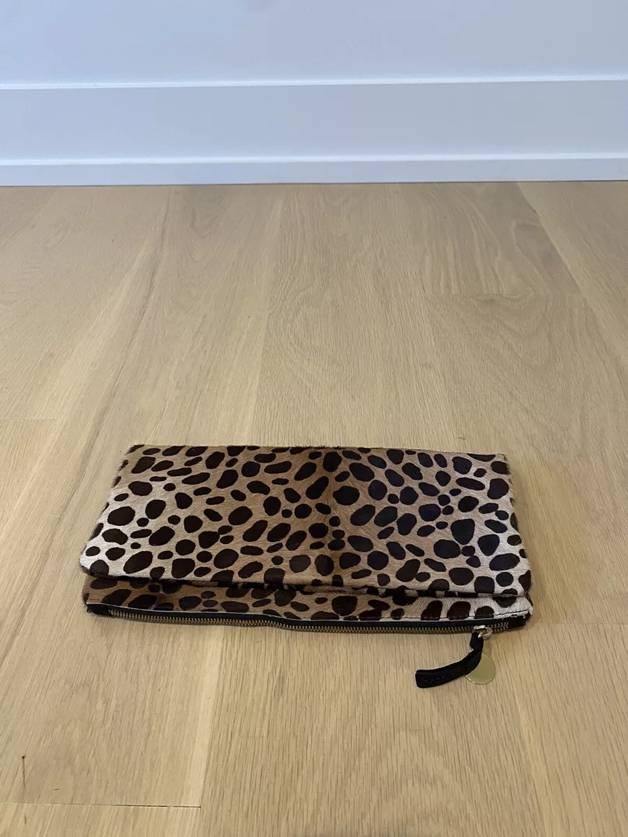 clare v leoprd foldover clutch $275+