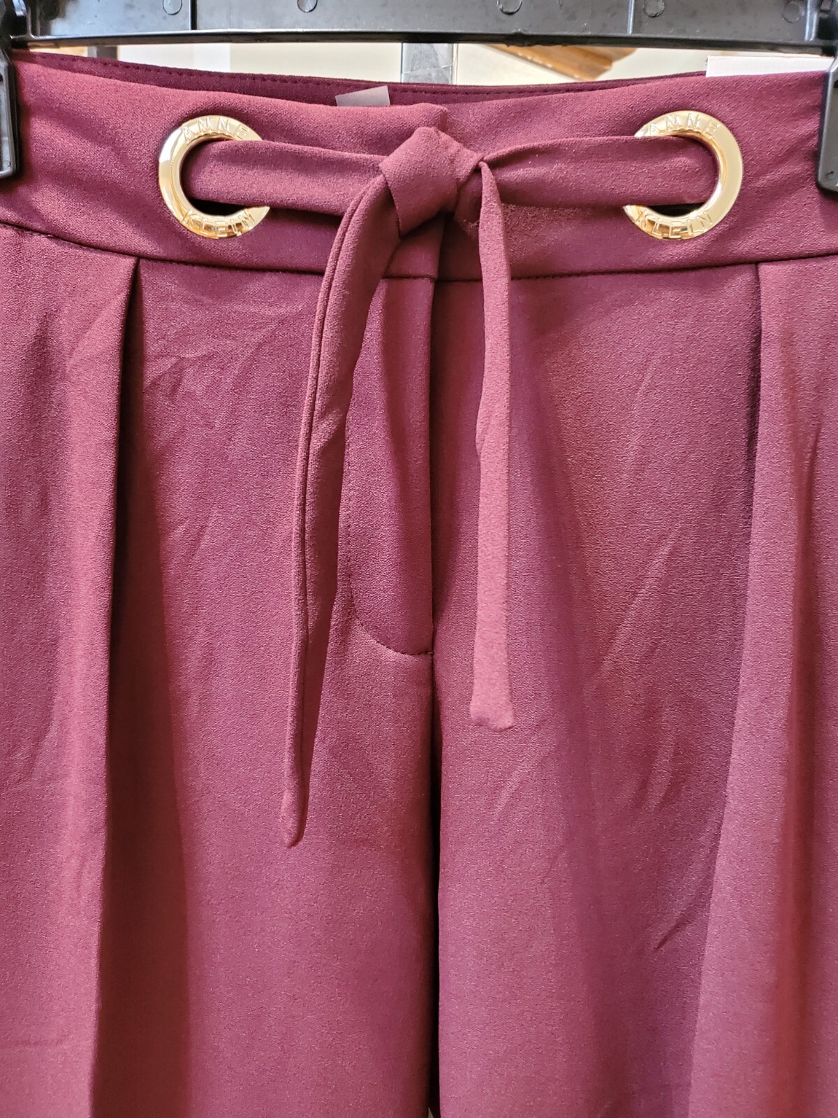 Anne Klein Women's Red Solid Polyester Straight L… - image 2