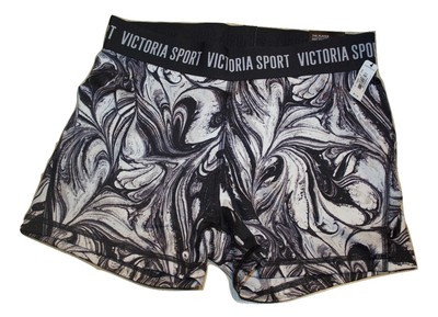 Victoria's Secret Sport Logo The Player Hot Short Black/white