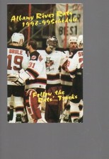 1998/99 ALBANY RIVER RATS AHL HOCKEY SCHEDULE