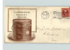 1910 DEVOE LEAD and ZINC PAINT with illustration of Paint can, GLOVERSVILLE, New