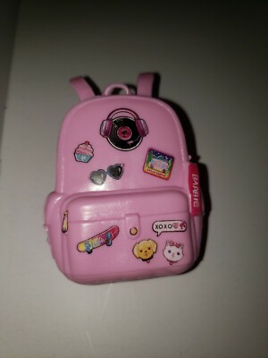 NEW  BARBIE DOLL LARGE PASTEL PINK  BACKPACK OPENS & CAN PUT STUFF INSIDE