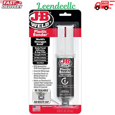 J-B Weld 50139 Plastic Bonder Body Panel Adhesive and Gap Filler Syringe - Black