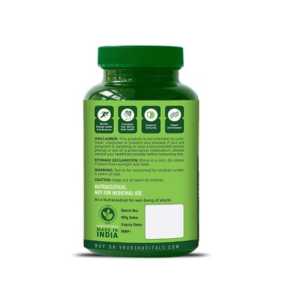 vruksha vitals glutathione 1500 mg Vruksha Vitals Glutathione 1500 mg with Vitamin C - 70 Tablets Free  Shipping