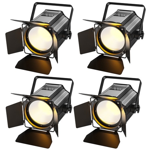 Faretti Par Light Doppio Colore COB 200W con Porta Fienile DJ Discoteca Palco Illuminazione DMX - Foto 15 di 15