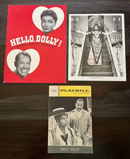 Hello Dolly Pearl Bailey Signed Photo American Theater Playbill & Program No COA