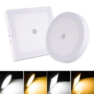 PIR Motion Sensor LED Panel Light Recessed Ceiling Down Lamp 10W 15W 25W 30W
