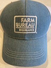 Vintage Farm Bureau Insurance Blue Adjustable Cap