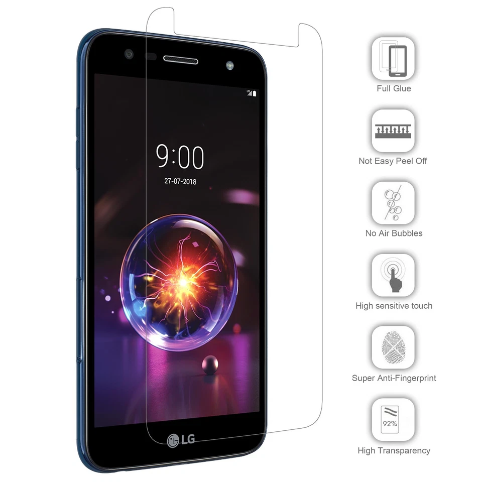 [2-Pack]For LG X Power 3 /Fiesta 2 / X Power 2 Tempered Glass Screen Protector - Image 2 of 4