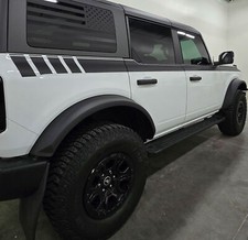 2021-2025 Ford Bronco Side Stripes W Pin - Vinyl Decals Graphics Stickers - Pair
