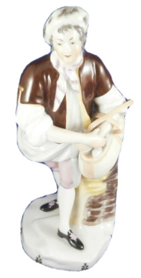 Augarten Wien Porcelain Salami Merchant Figure Figurine Porzellan Figur Vienna