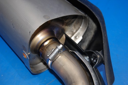 2013 09-14 YZF R1 OEM LEFT EXHAUST PIPE MUFFLER SLIP ON CAN 14B-14710-40-00 - Picture 8 of 23