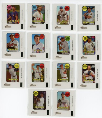 2018 Topps Heritage Baseball '69 DECALS Inserts YOU PICK *Finish Your Set*