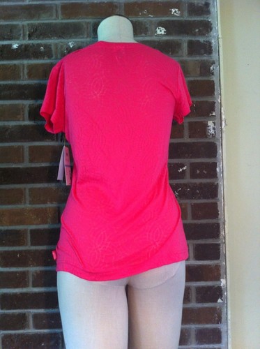 Hey Beautiful!! Women's "Everlast" Fitness Athletic Tee with Sheer Design Small - Picture 2 of 5