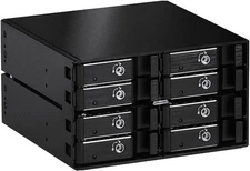 Aluminum(2x5.25")to (8x2.5" SAS/SATA 6.0G HDs)Hot-Swap-Cage(P-Link Backplane)NEW