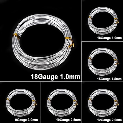 1/1,5/2/2,5/3 mm 5 m/16,4 Fuß Metall Handwerk Draht Materialien Zum Selbermachen Schmuck Kunst Herstellung