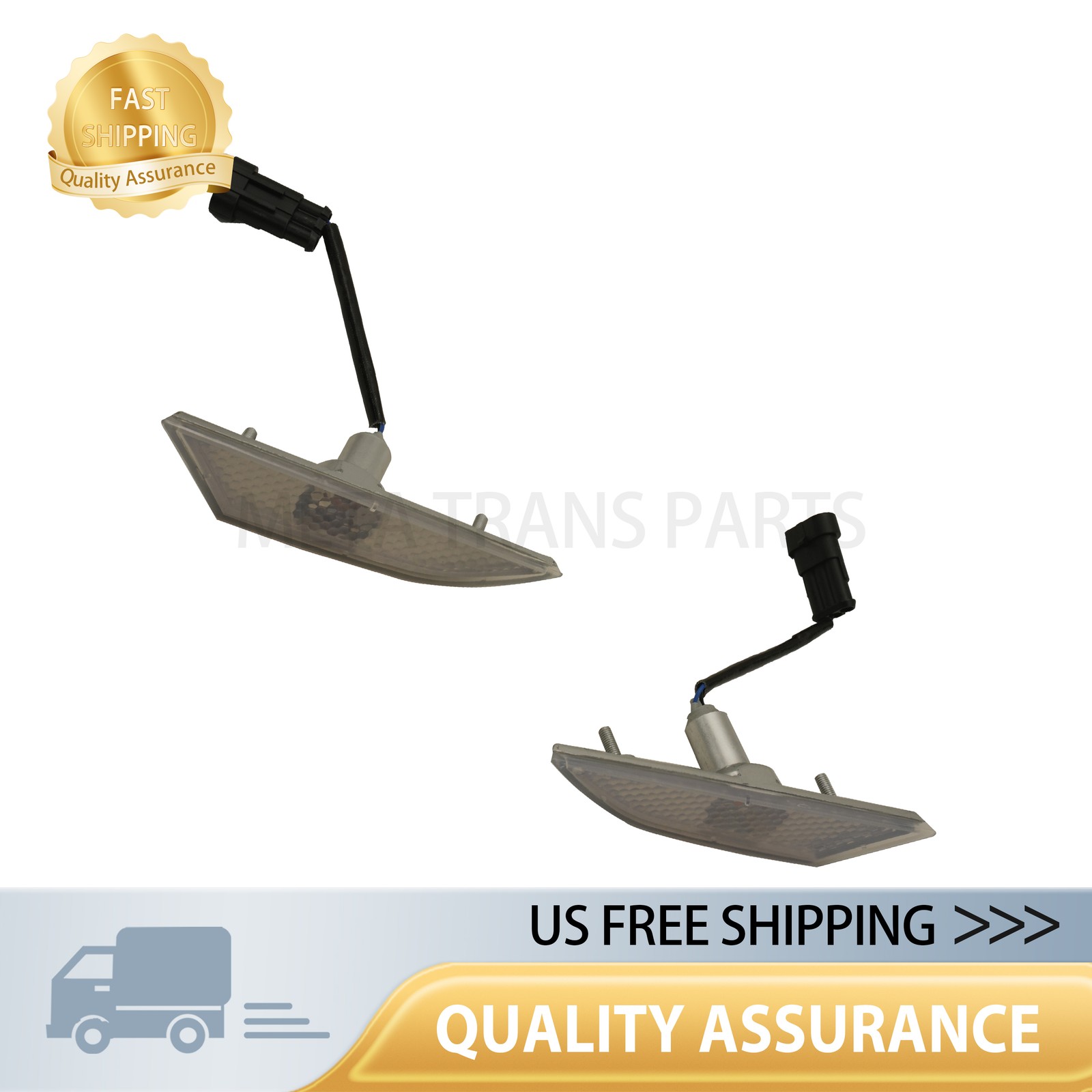 2xFits Lamborghini Gallardo LP560-4 LP550-2 Bumper Side Marker Indicator Front