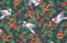PREMIUM COTTON FABRIC - HOLIDAY STRIP PRINT - FROM TIMELESS TREASURES - 2 YARDS