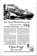 1932 Chris Craft Boats Vintage Print Ad Water Recreation Ephemera