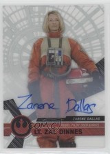 2017 Star Wars High Tek Rogue One Signers Zarene Dallas Lt Zal Dinnes Auto 5sf
