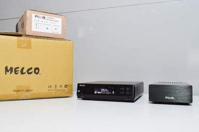 MELCO N100 HDD 2TB MUSIKSERVER MIT PLIXIR ELEMENTA DC NETZTEIL & STATEMENT