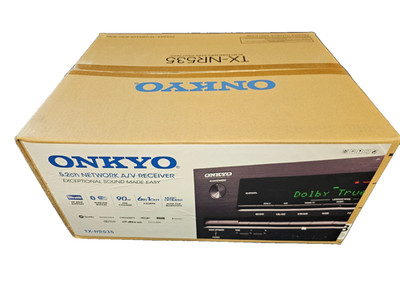 Onkyo TX-NR535 Home Theater AV Receiver 5.2 Ch 90w per ch Hdmi Bluetooth NEW
