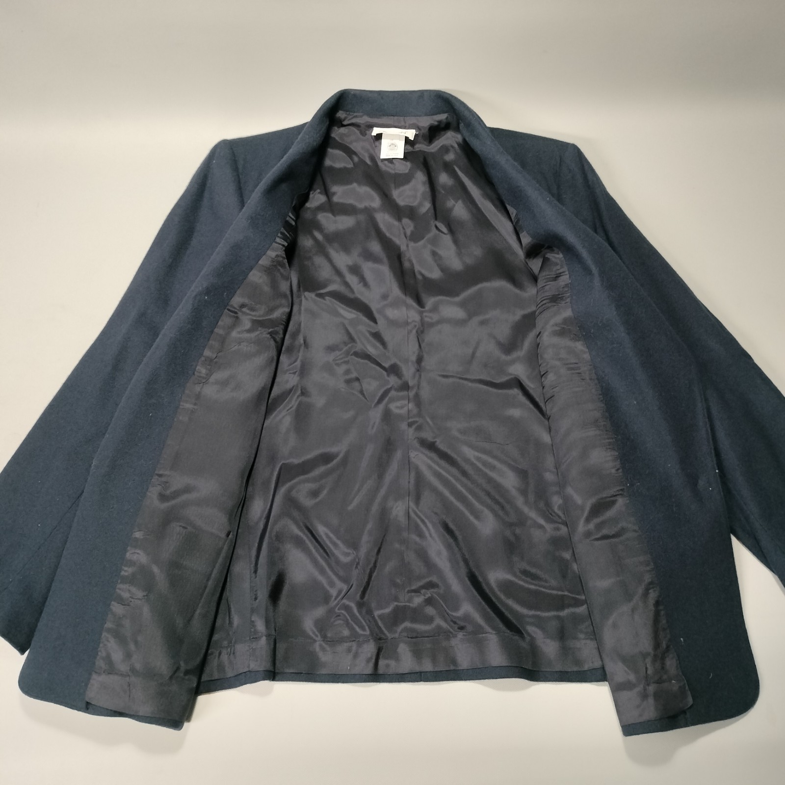 Devon Dark Navy Blue Gold Button Wool Blazer Jack… - image 3