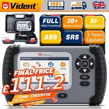 Vident iAuto702Pro OBD2 Scanner Bidirectional Scan Tool Car IMMO Key Programming