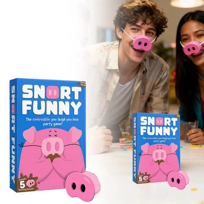 Snort Funny The Oinkcredible You Laugh You Lose Party Game Challenge Funny Cards