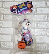 New Vintage 90s 1996 Bugs Bunny Space Jam Looney Tunes McDonald Plush Toy Sealed
