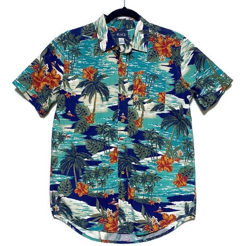Children's Place Button Up Shirt Youth Boy's Size 16 XXL