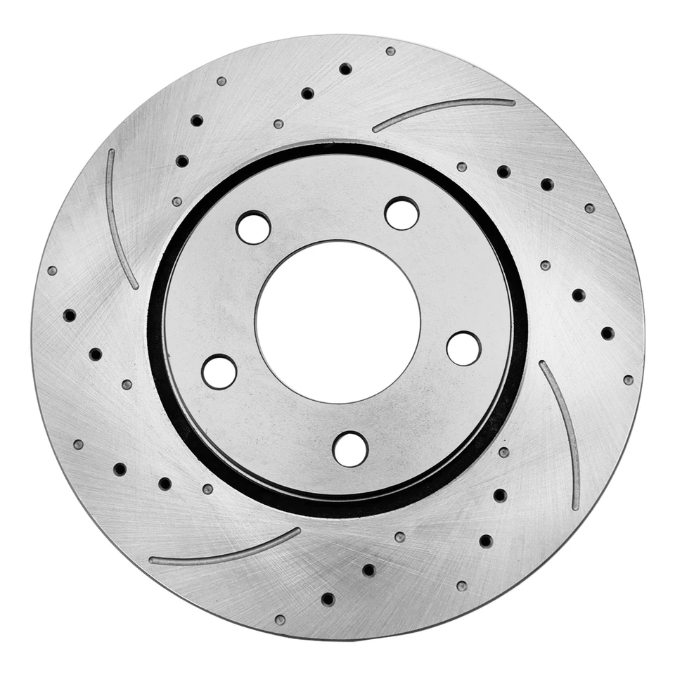 For 2001 2002 2003 2004 2005 Dodge Grand Caravan Front Brake Rotors Ceramic Pad Foto 3 de 4