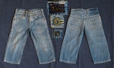 Vtg 1940's WWII Lee Cowboy Crotch Rivet Child's Denim Jeans Salesman's Sample
