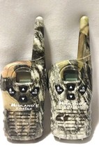 2 Midland X-Tra Talk Walkie Talkies Transceiver Two Way Radios Camo Tested B2