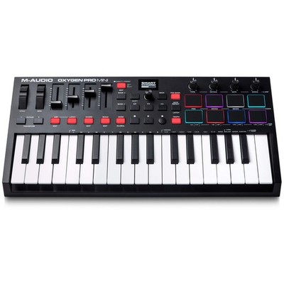 M-Audio Oxygen Pro Mini 32-Mini-Key USB Powered MIDI Controller with Smart Contr