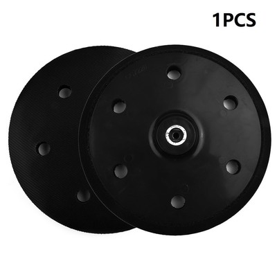 9In 230mm 6Hole Wall Polishing Sanding Pad With 10mm Thread Hook&Loop PowerTools