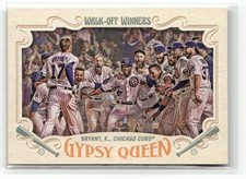 2016 Topps Gypsy Queen #GWO-10 Kris Bryant Walk-Off Winners