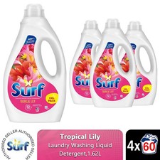 Surf Laundry Washing Liquid Detergent Tropical Lily 6.48 L, 240 Washes