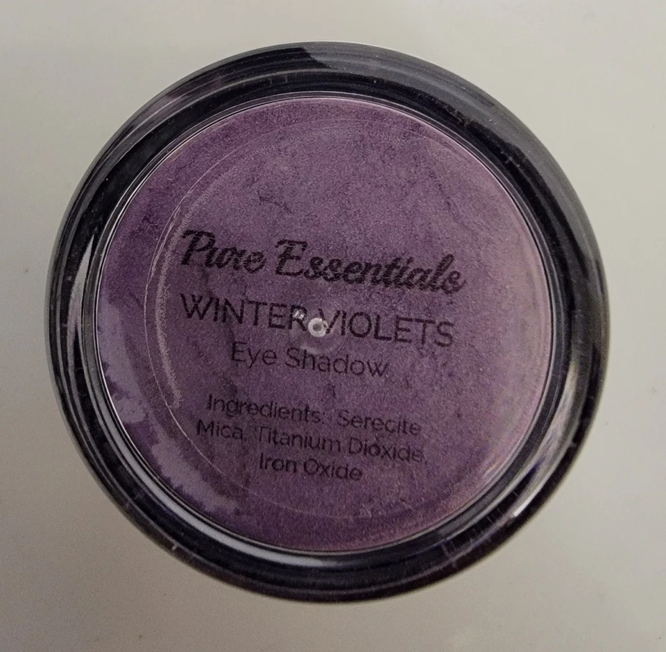 PURE ESSENTIALS BARE EYE SHADOW MINERALS - WINTER VIOLETS - 10G Sifter Jar  - Image 2 of 2