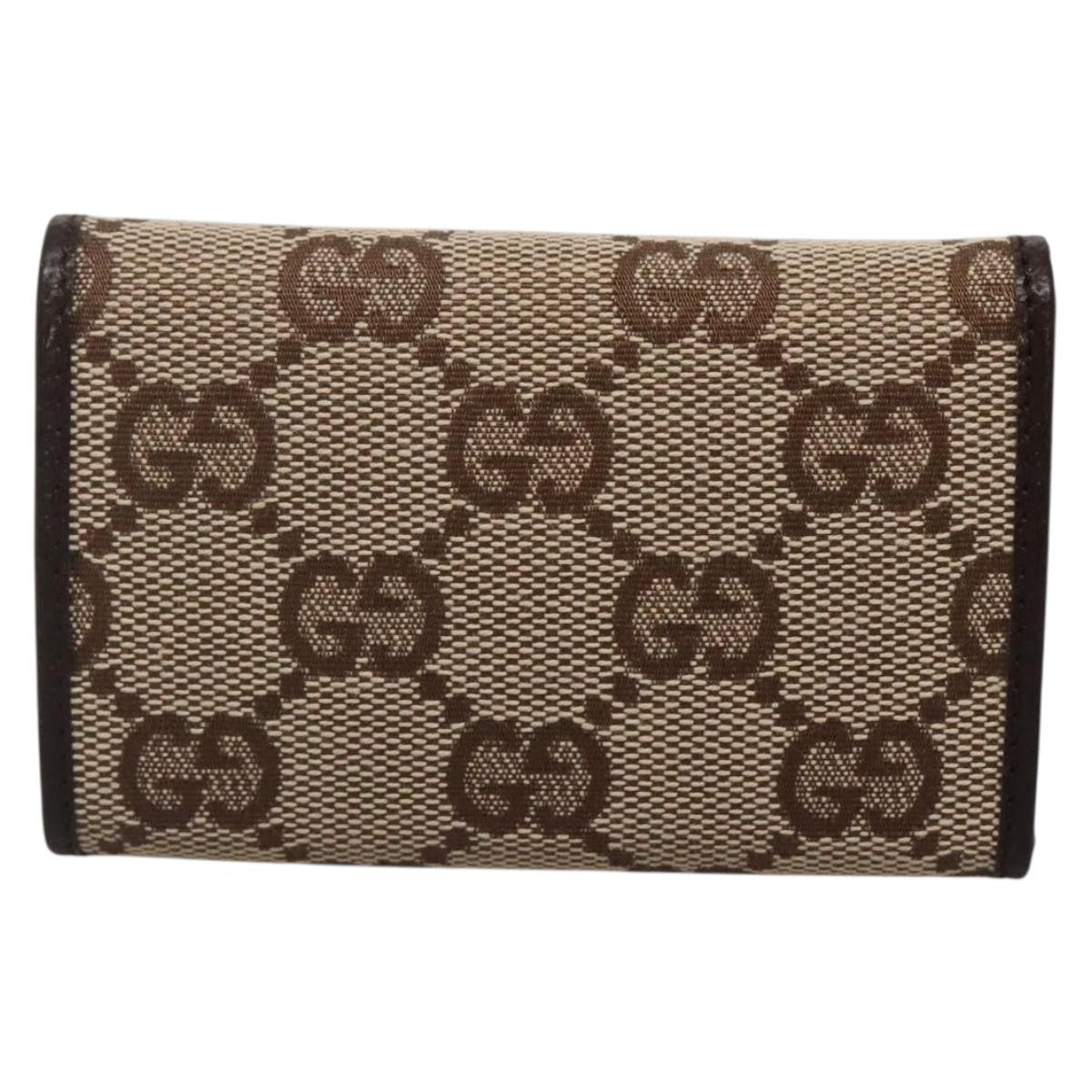 GUCCI GG Canvas Key Case Beige 127048 1147 Auth 142039V | eBay