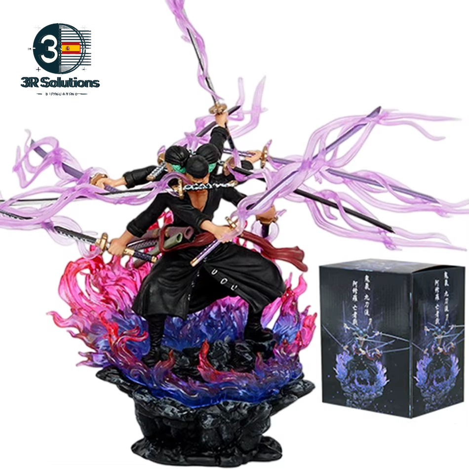 Figura Anime Zoro Asura One Piece 15Cm PVC Colección Modelo