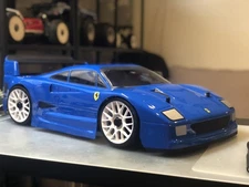 DP0100/2 F40 GT SPEED RUN BODY: CLEAR