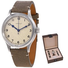 Longines Heritage Military Automatic Silver Dial Men's Watch L2.819.4.93.2