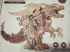 Dragon 3D Puzzle Wooden Model Mechanical Assembly Walking Mechanical Dragon New