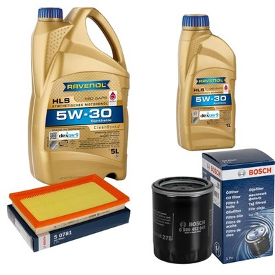 Inspektionspaket 6L RAVENOL 5W-30 für Nissan Maxima/Maxima QX V 3.0 V6 24V 2.0