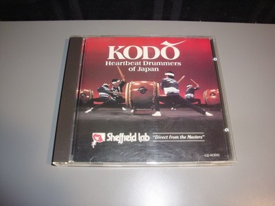 KODO Heartbeat Drummers of Japan CD Japanese Drums Sheffield Lab World Miyake