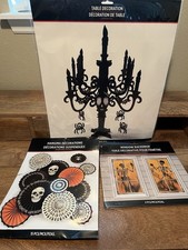 LOT HALLOWEEN Skull Candelabra Table Decor-Hanging Decorations-Window Backdrops
