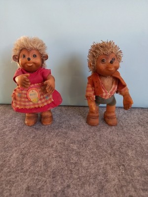 Steiff Mecki- Serie Macki und Mucki ca.12cm 50er-Jahre