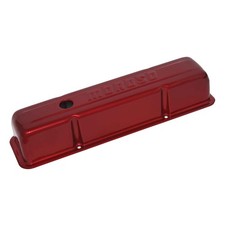 Moroso Engine Valve Cover Set 68006 Red Powdercoat For Chevy 262-400 Sbc